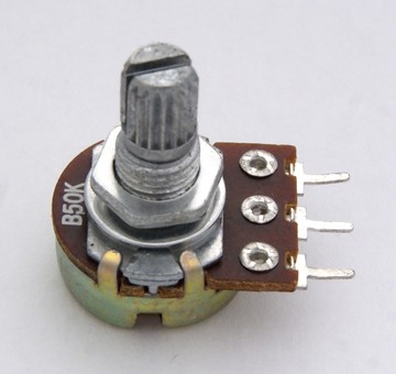 Potenciómetro giratorio de 50k Ohm