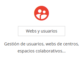 Icono de Webs y usuarios de EducaMadrid.