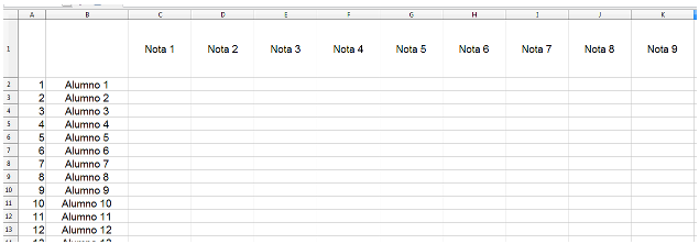 Ejercicio 01 de Calc.