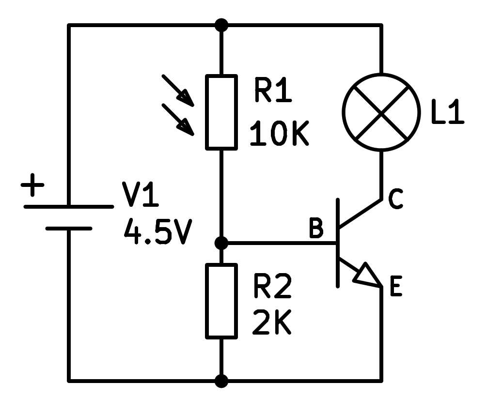 Símbolo del transistor MOSFET.