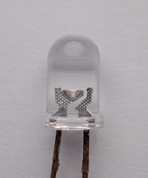 Led blanco de 5mm.