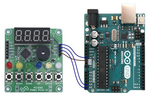 Conexión Arduino UNO con Panel PC42 r3.