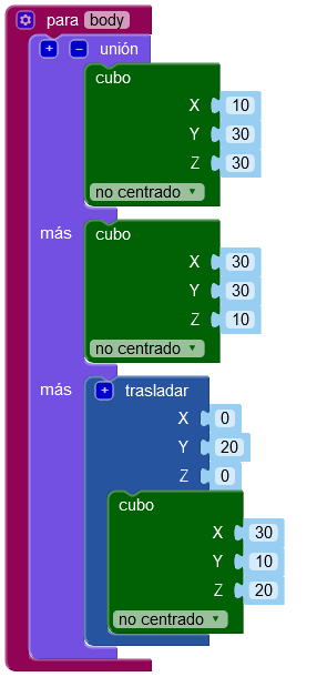 Programa de la pieza simple 02 en 3D.