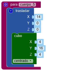 Programa de la arandela en 3D.