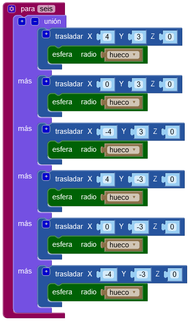 Programa del dado.