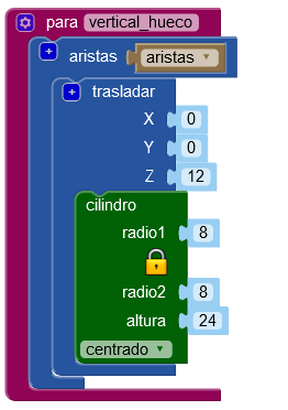 Programa de la tubería en 3D.