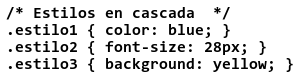 Código del fichero css-cascading.css